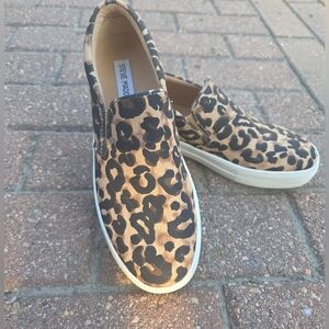 Steve Madden Animal Print Slip-On Sneakers Size 7.5!